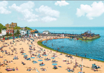 Summer Scene at Viking Bay, Broadstairs