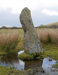 Menhir, Hurlers Stone Circle, Bodmin Moor, Cornwall