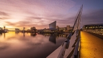 Sunrise at Salford Quays (1)