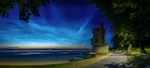 z3226 Noctilucent clouds at Dawn, Appley Tower