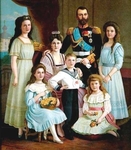 (R-126) Russian Royal Family-painting