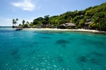 Arriving at Young Island, St Vincent