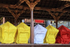 Colourful Silk Coverings, Besakih Temple, Bali