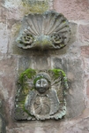 Capácuaro, Michoacán, San Juan Bautista, façade relief