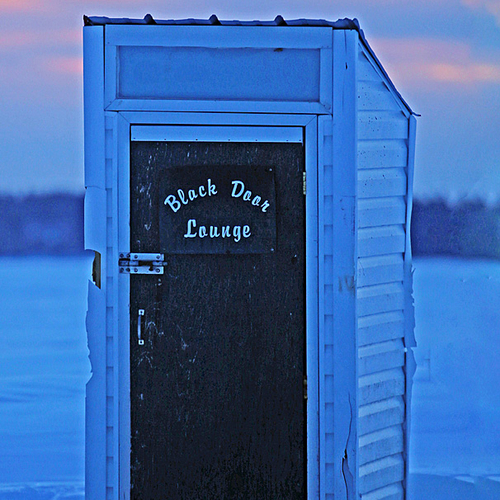 Renforth Ice Fishing Village Rothesay, New Brunswick, Canada.