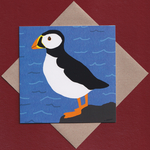 Puffin greetings card