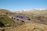 5.4.12 - 158853 14.49 Leeds - Carlisle, Ais Gill viaduct