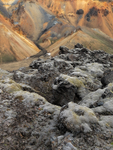 Lava, moss and rhyolite