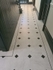 Amtico Bianca with clipped corner tiles and corner squares