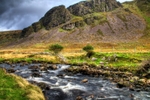 Mountain stream (colour)