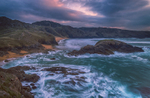 Sunset at Boyeeghter Bay, County Donegal, Ireland.