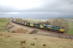 20.3.12 - 66528, 70002, 70010 6Z68 Killoch - Drax, Birkett Common