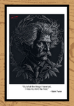 Mark Twain Illustration Paintings by Paul Duddell 116-07-2025