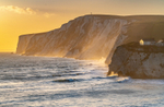 z3684 Surfers at Sunset, Freshwater Bay and beyond