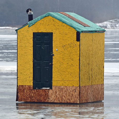Ice Shacks New Brunswick Canada