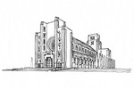 West Facade Sketch View