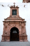 San Buenaventura, façade, main portal & choir loft window