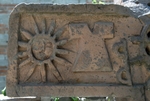 ex-Cemetery Cross, left arm details