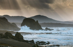 Stormy sea,