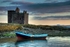 Evening light Portencross Castle  Ayrshire
