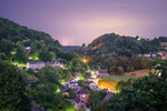 Lydbrook. Pink storm