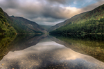 Sunrise at Upper Lake at Glendalough