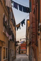 Dusk in a Venice back street