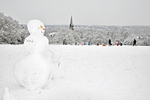 Redhill - Snowman at St John's