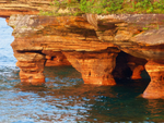 Devil's Island sea caves