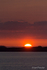 Sunset at horizon in Connemara