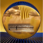 Digital - Gold - Sara Josey - Refracted solitude