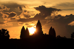 Sunrise over Angkor Wat, Cambodia