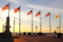 Navy Pier Flags at Sunrise