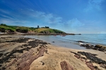 Talland Bay low tide
