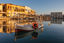 Rethymno harbour , Crete, Greece.