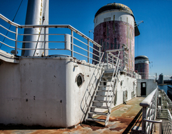 the lightless murk below | SS United States (Philadelphia, PA)