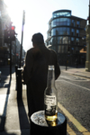 East End corona bottle man