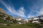 Cirrus Clouds above Bishop Pass