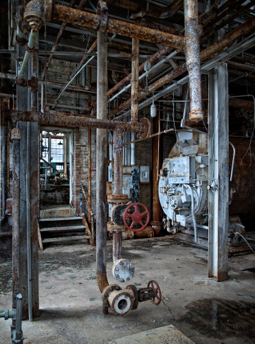 Photo taken in the prison power plant, Essex County Jail Annex, Caldwell NJ. 2008. Photograph by Matthew Christopher…