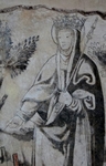 Upper cloister walk, mural detail, St. Helen