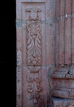 Nuestra Señora de los Remedios, façade portal, right pilaster