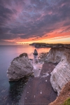 ab529 Sunset over Freshwater bay