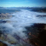 A00224C Loch Awe shrouded in cloud