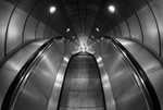 Down the escalator, Southwark tube station (1)