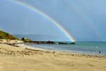Rainbow on Looe beach