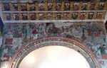 Capilla abierta, chancel arch & artesonado ceiling