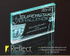 Reflect Glass Design Superstars Challenge Personalised sandblasted gla