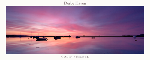 A wonderful April morning sky at Derby Haven 15 minutes or so before sunrise.