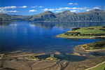 A00387C Castle Stalker on Loch Laich