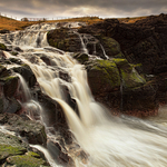 Coastal Waterfall